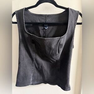 Gap Denim Black top 8